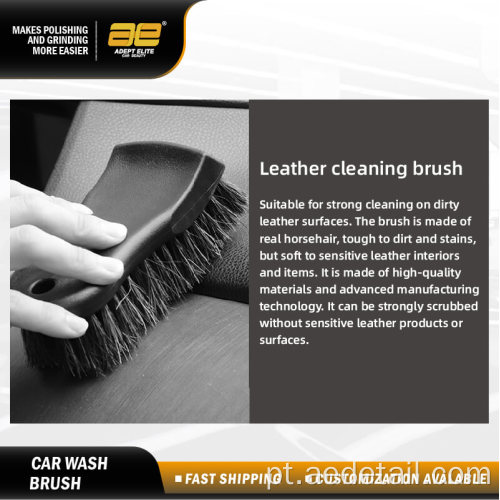 Alta Qualidade 100% Horshair Auto Detailing Brush